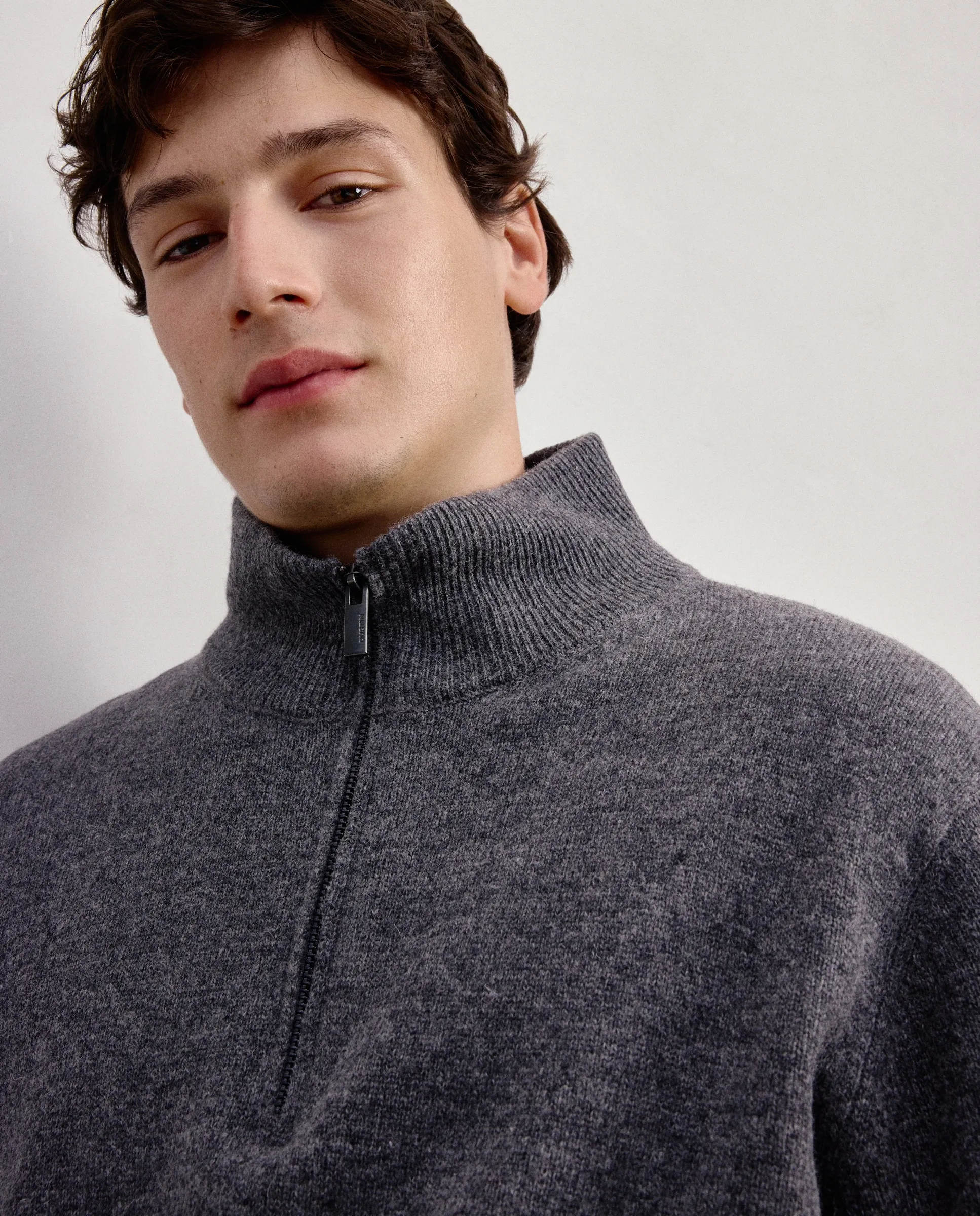 

Мужской свитер на молнии Dustin, темно-серый