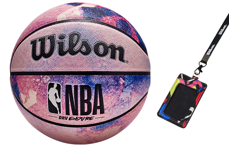 

Wilson Баскетбольный мяч PU розовый размер 7 тренировочный unisex Китай