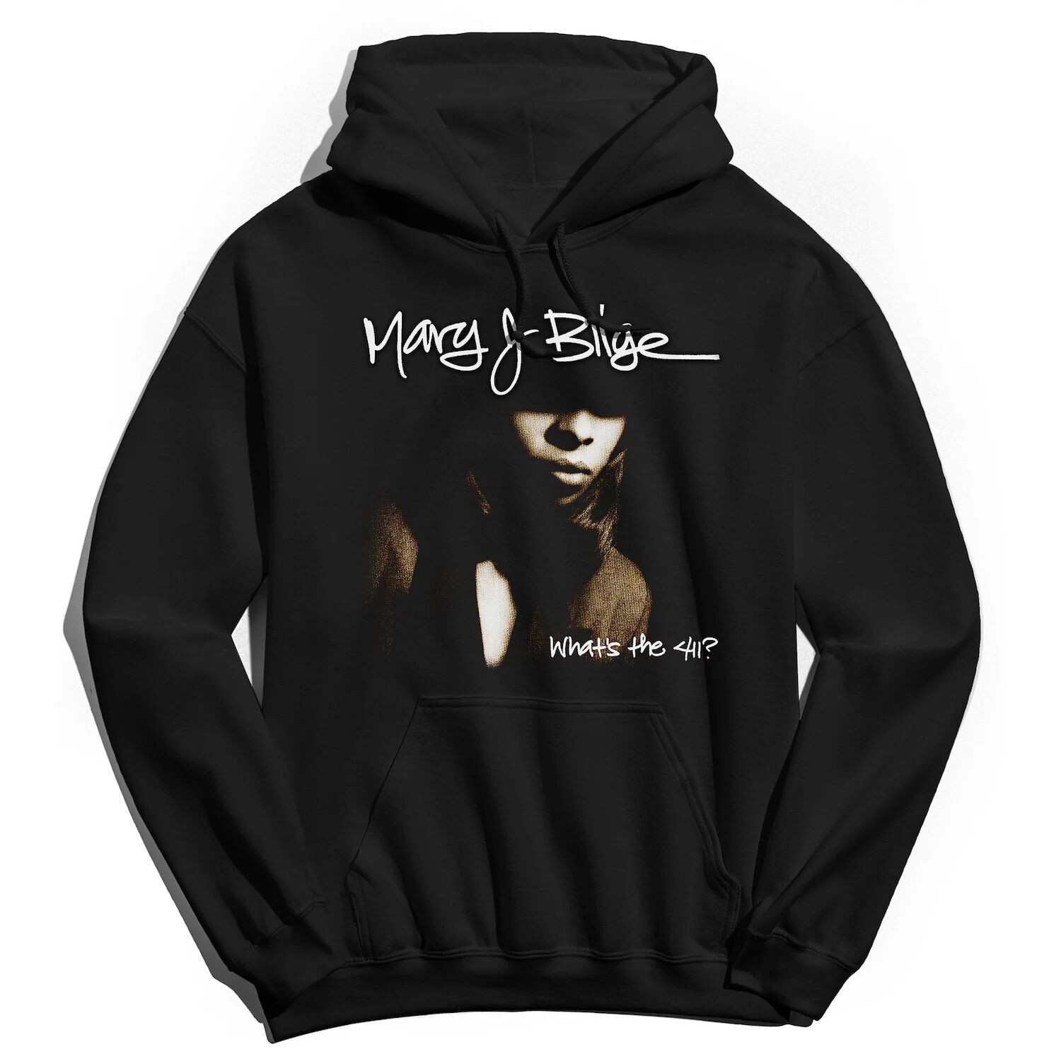 

Мужская толстовка с капюшоном Mary J Blige 411 Cover Licensed Character
