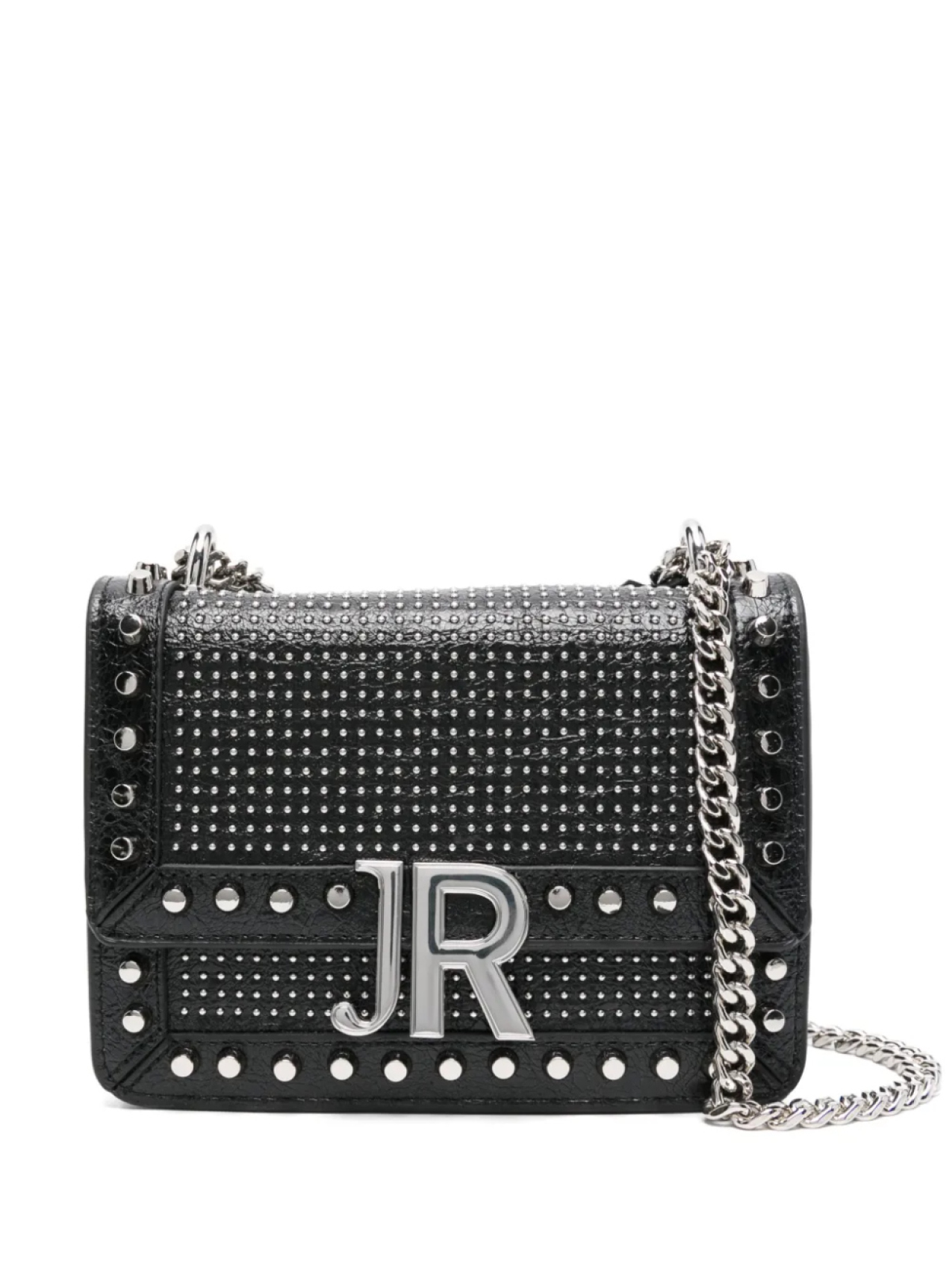 

Сумка через плечо с заклепками John Richmond, черный