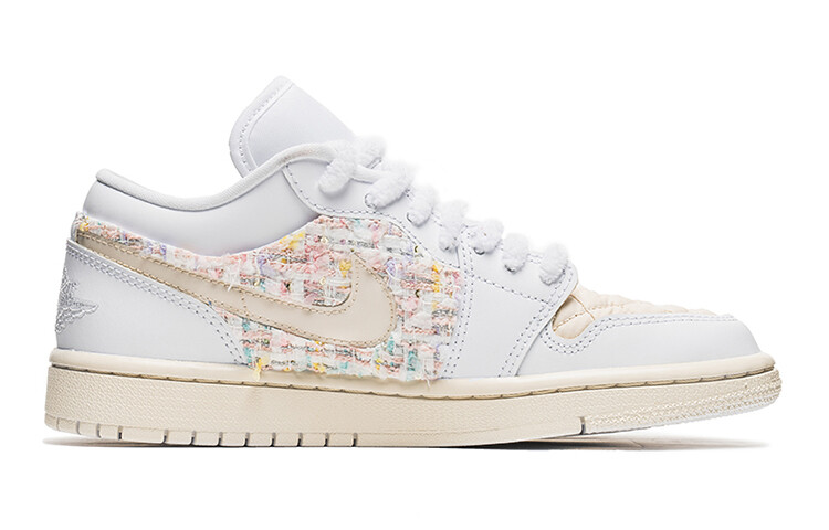 Кроссовки Air Jordan 1 Vintage Basketball Shoes Women's Low-Top Off White — фото 2