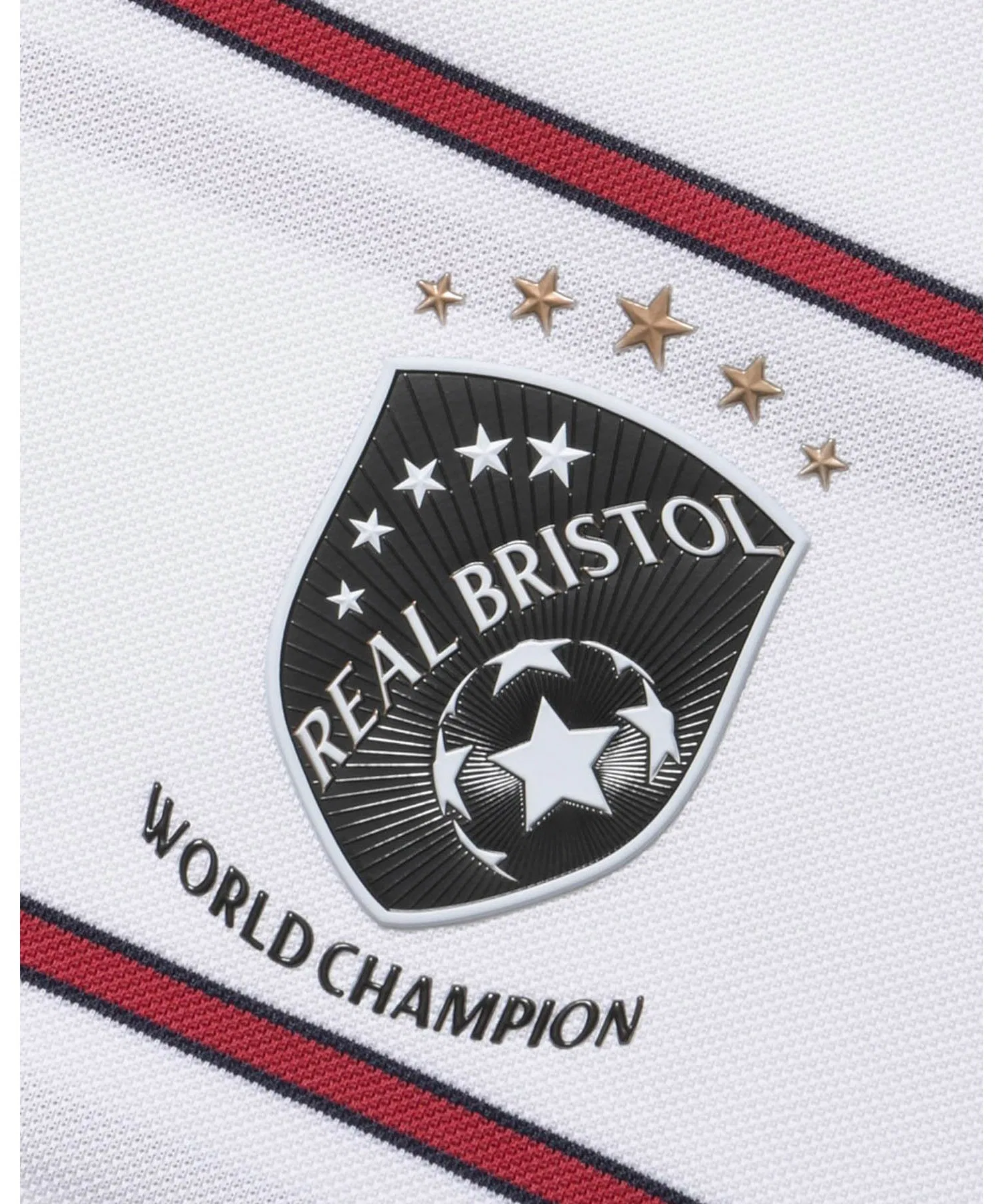 Детская футболка F.C.Real Bristol CHAMPIONS BORDER, с длинным рукавом, жёлтая — фото 4