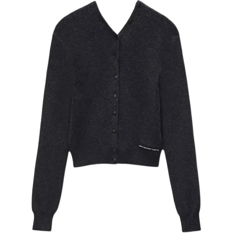 Кардиган на пуговицах Alexander Wang, Graphite