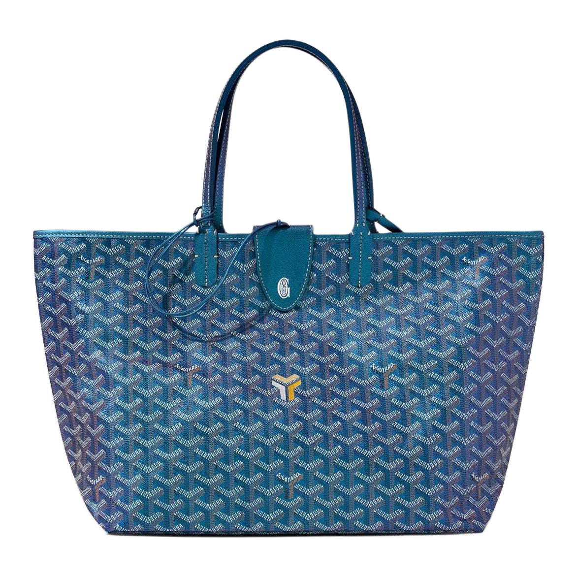 

GOYARD Сумка-шоппер из парусины с аппликацией из кожи