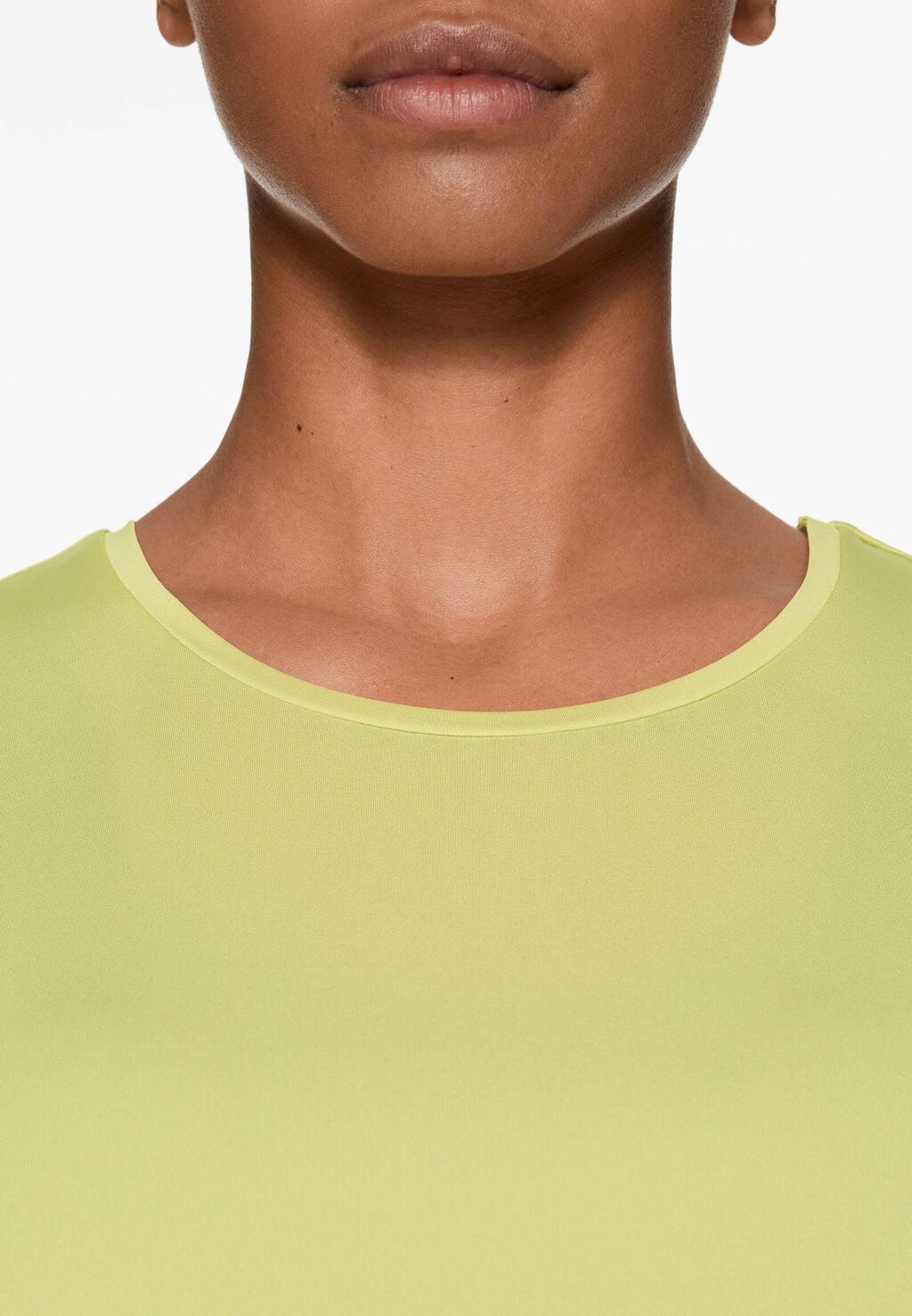

Спортивный топ Short-Sleeved Technical OYSHO, светло-зеленый