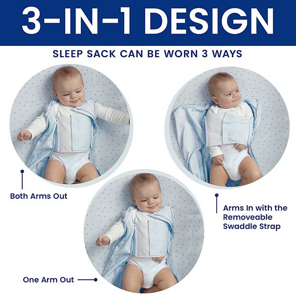 Спальный мешок Delta Children Truesleep Babygap, Blue — фото 4
