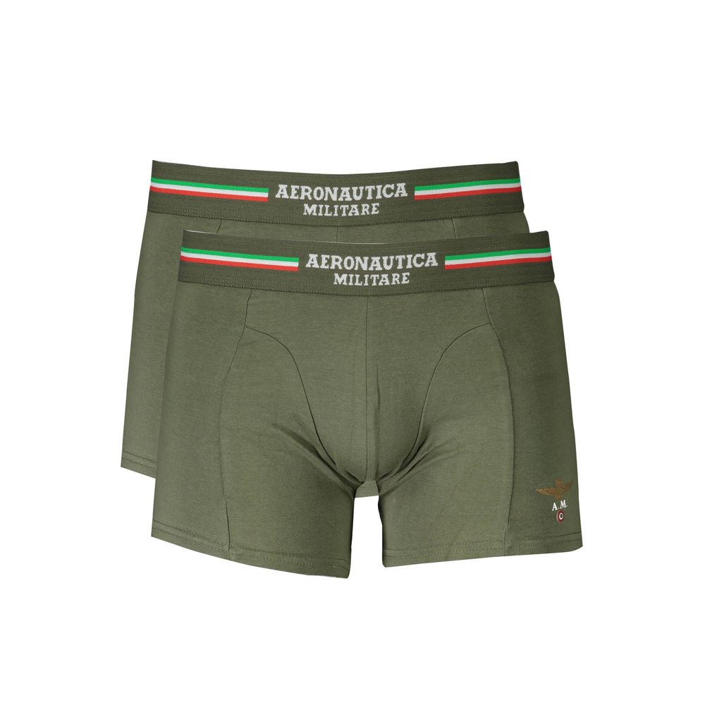 

Зеленое хлопковое нижнее белье Aeronautica Militare