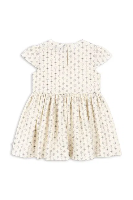 Платье летнее хлопковое AVA DRESS GOTS Konges Sløjd, белый — фото 3