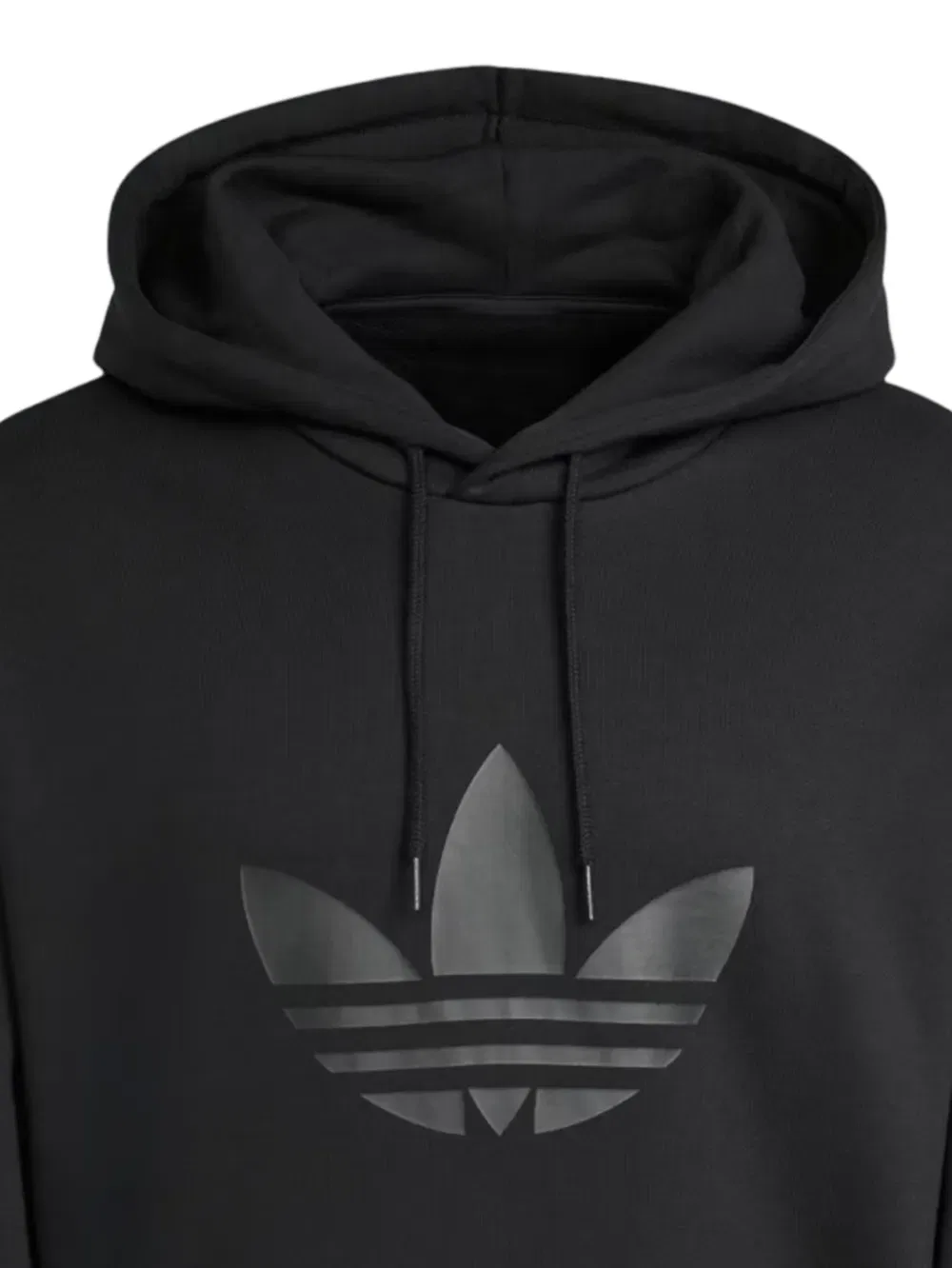 Худи с принтом в виде трилистника Adicolor Adidas, черный — фото 2