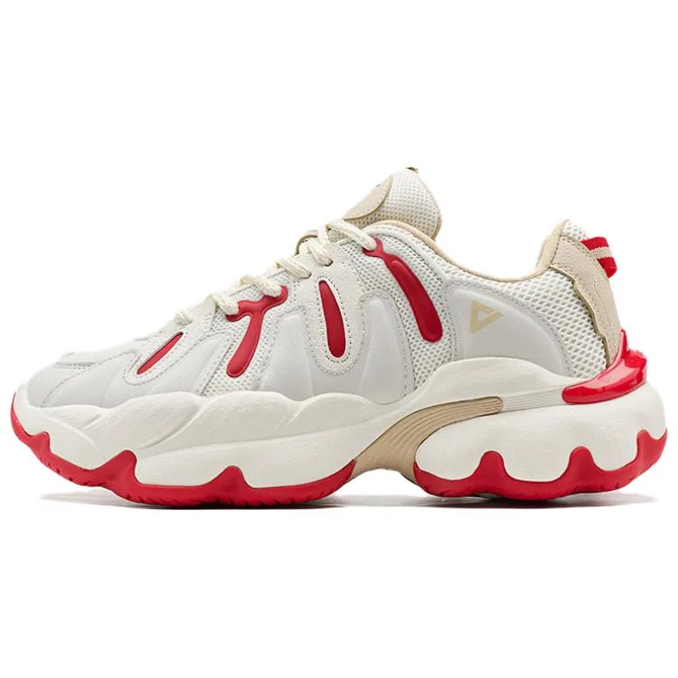 Кроссовки чанки низкие PEAK White Red