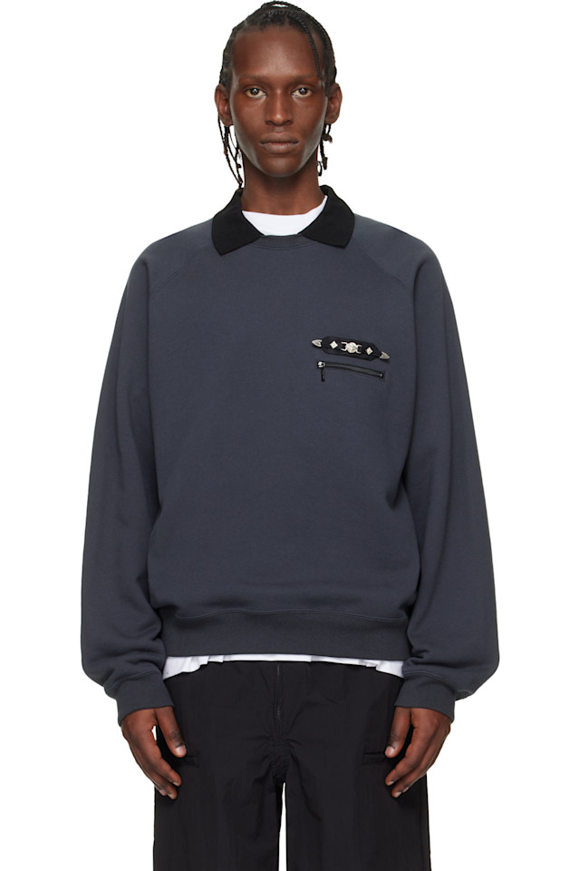 

Толстовка с воротником-поло Toga Virilis, черный