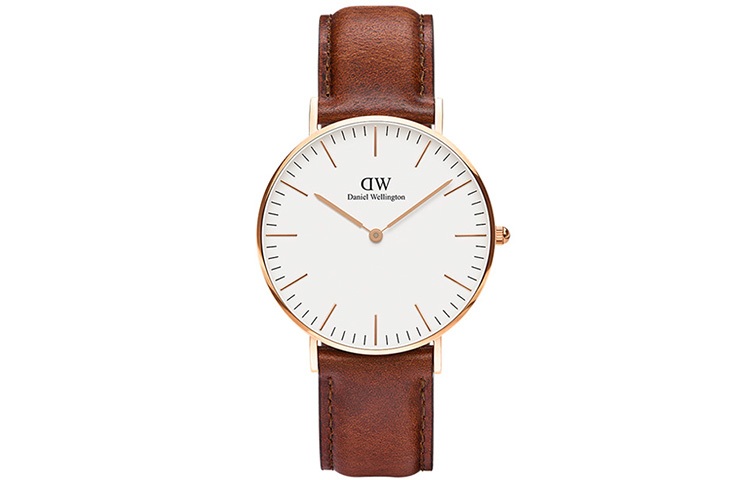 

DW/DanielWellington Часы Daniel Wellington CLASSIC Series Wrist Watch Quartz Movement Leather Strap 36mm White Dial Women's Watch, White Dial