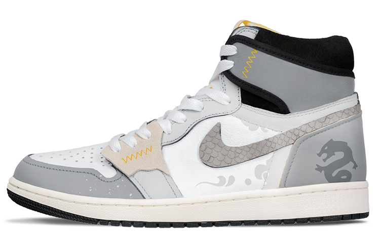 

Jordan Air Jordan 1 Vintage Баскетбольные кроссовки унисекс, Light Gray