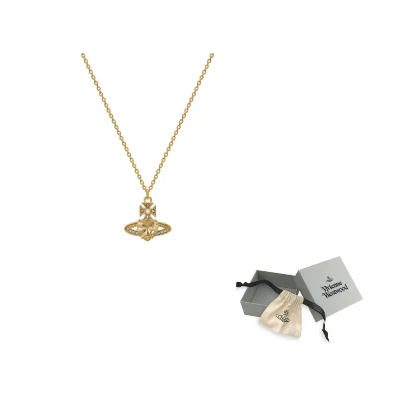 

Vivienne Westwood Кристальное ожерелье Women's Gold