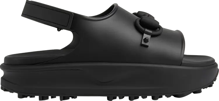 

Кроссовки Gucci Horsebit Flatform Sandal 'Black', черный