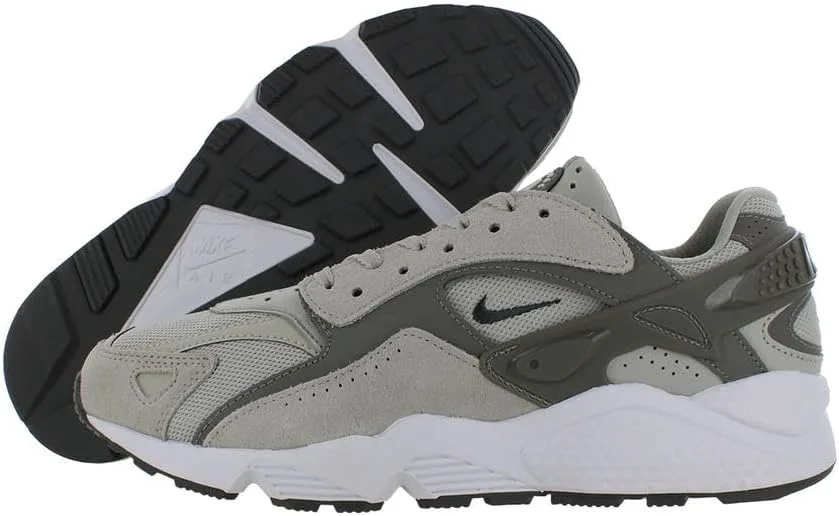 Мужские кроссовки для бега Nike Air Huarache, серый/белый — фото 2