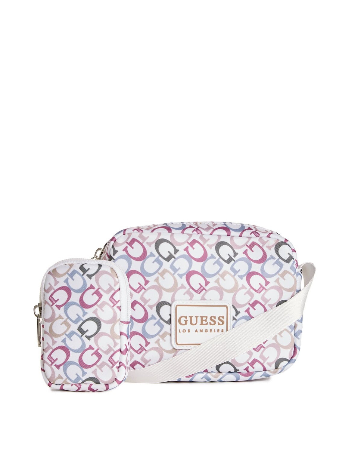 

Нейлоновая сумка через плечо с логотипом Guess Factory, цвет Rainbow