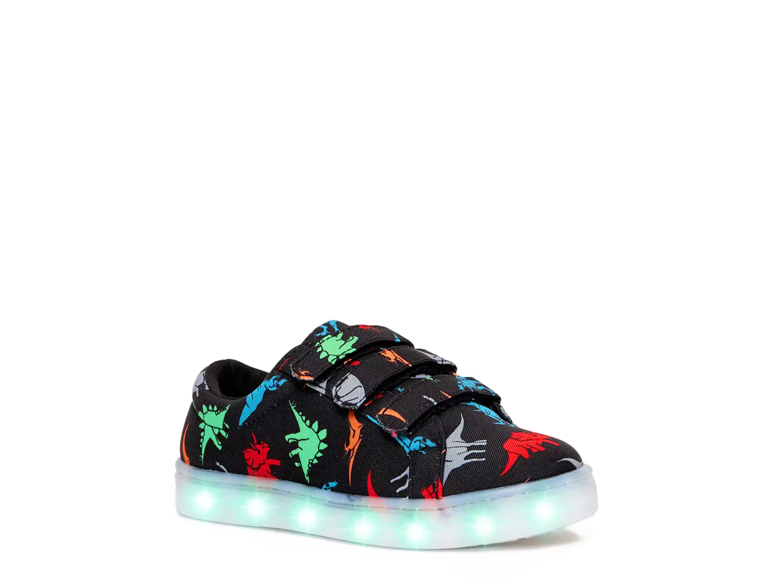 

Кроссовки 3-Strap Light-Up Sneaker Fabkids, черный