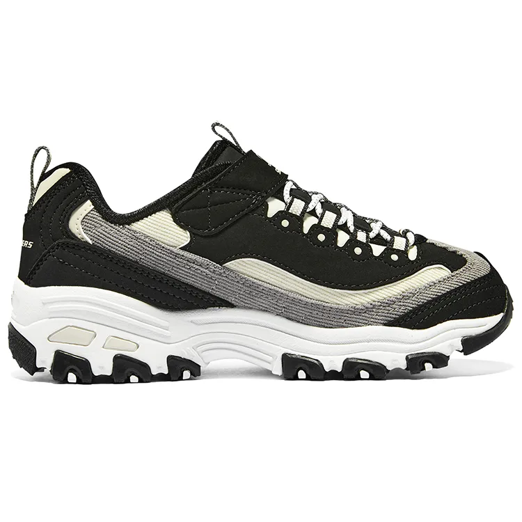 Skechers Беговые кроссовки D'lites 1.0 Marathon 'Black Grey Beige' женские — фото 4