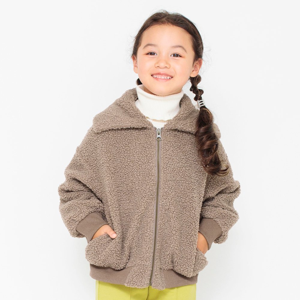 Куртка-боа с большим воротником Branshes, brown