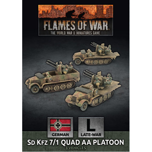 

Фигурки Flames Of War: Sdkfz 7/1 Quad Aa Platoon (X3)