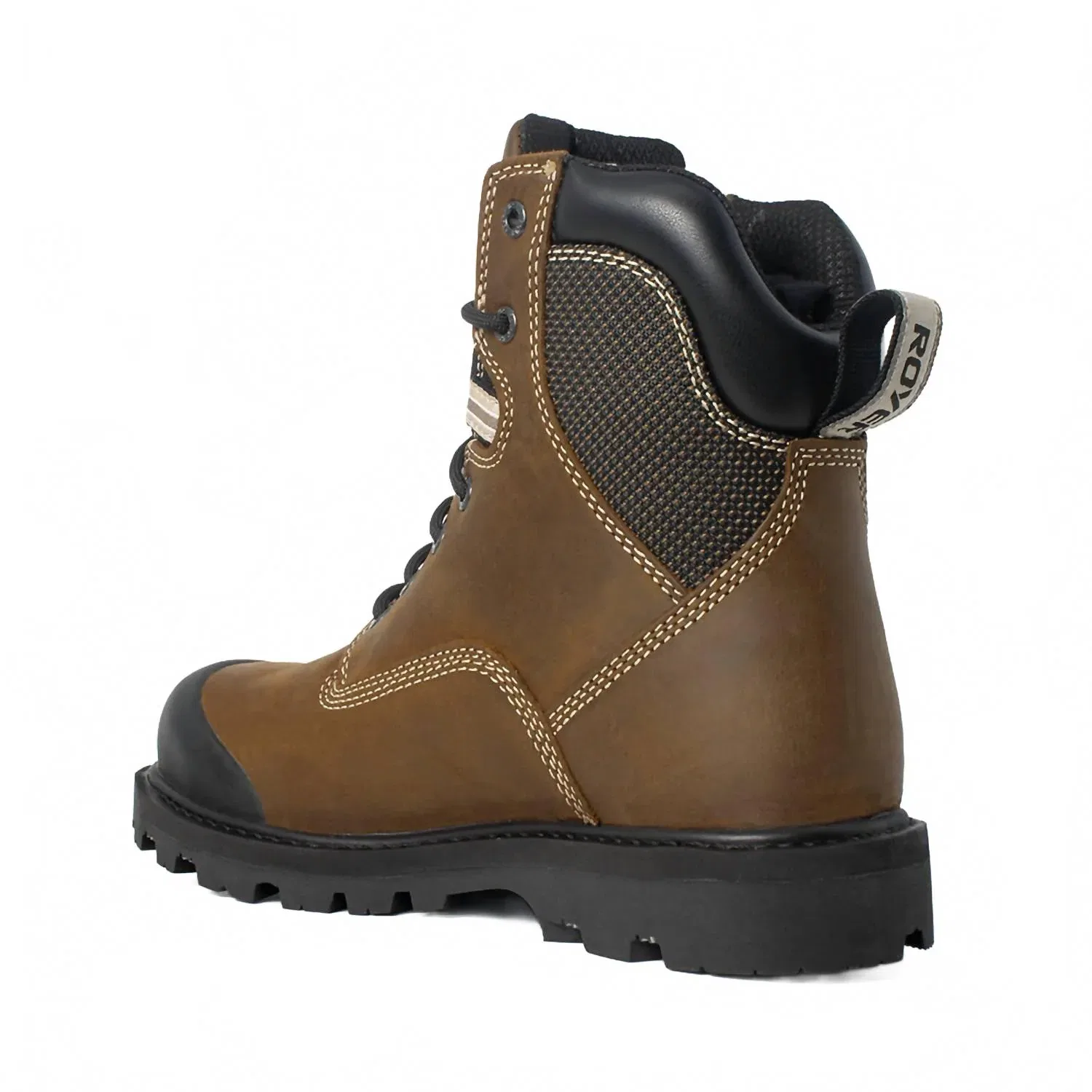 Royer Мужские рабочие ботинки Flx Pareshok Comfort Protection с бамперным носком, коричневого цвета — фото 2