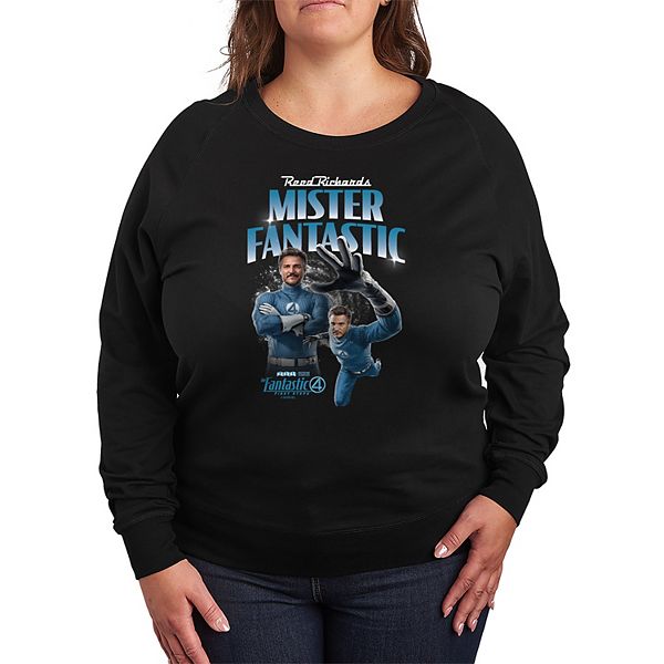 

Plus size футболка Mr Fantastic с длинным рукавом Marvel, Black