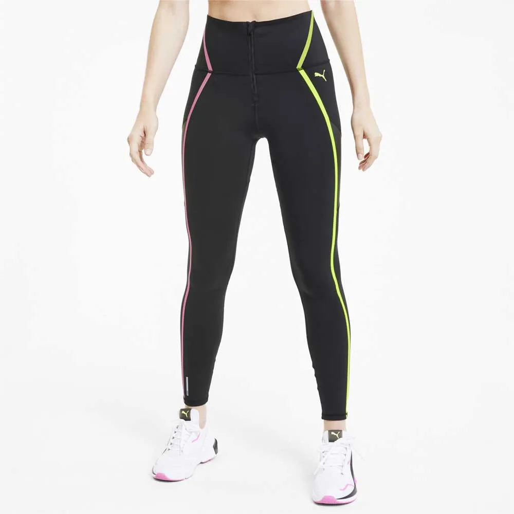 

Тайтсы Puma Train Bonded Zip High Rise, черный