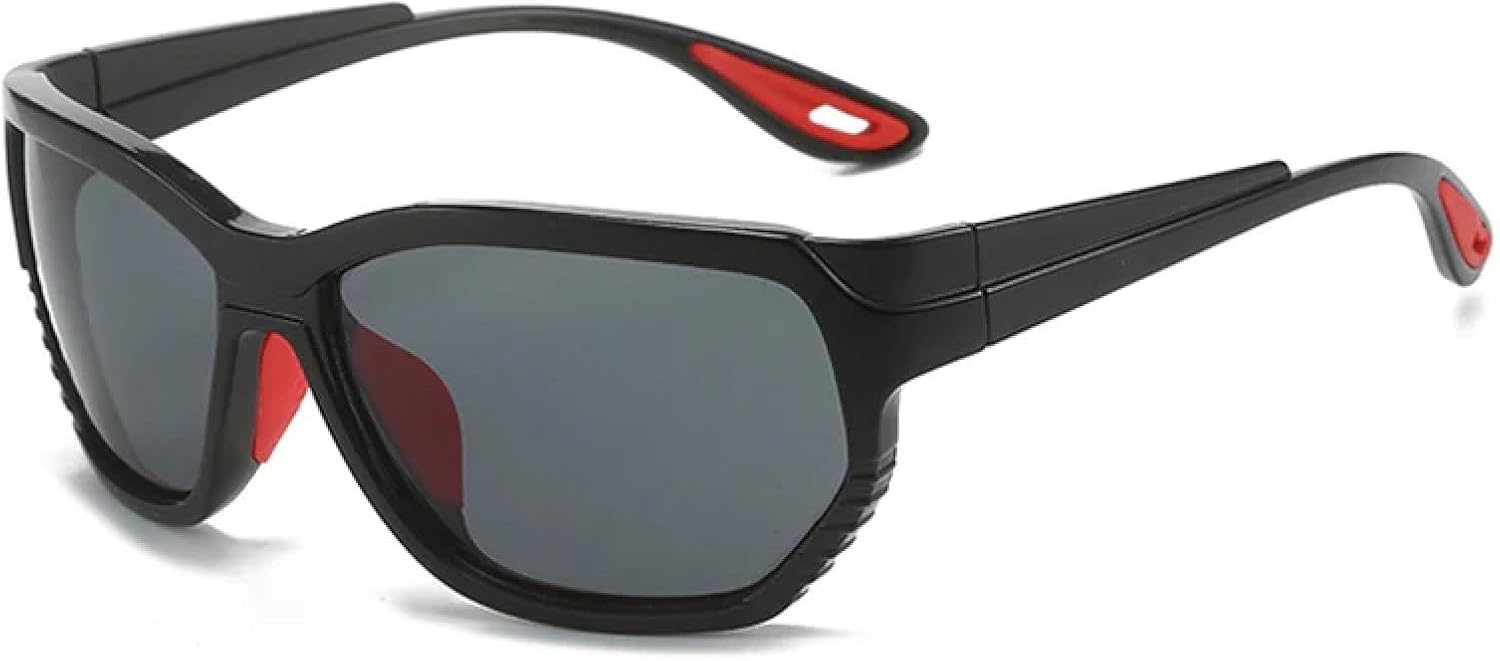 

Винтажные солнцезащитные очки для женщин и мужчин в стиле панк, роскошные, для активного отдыха, спорта, велоспорта, с защитой от УФ-излучения UV400 TKKTLLT, Black Gray