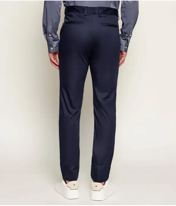 Брюки чинос P-Kaiton1 slim fit Boss, темно-синий — фото 4