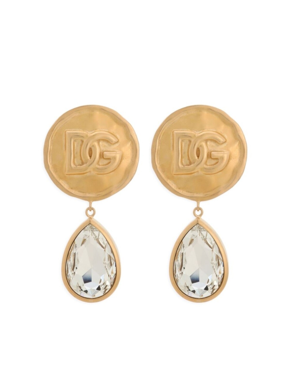 

Серьги-подвески с логотипом Dolce & Gabbana, золотой