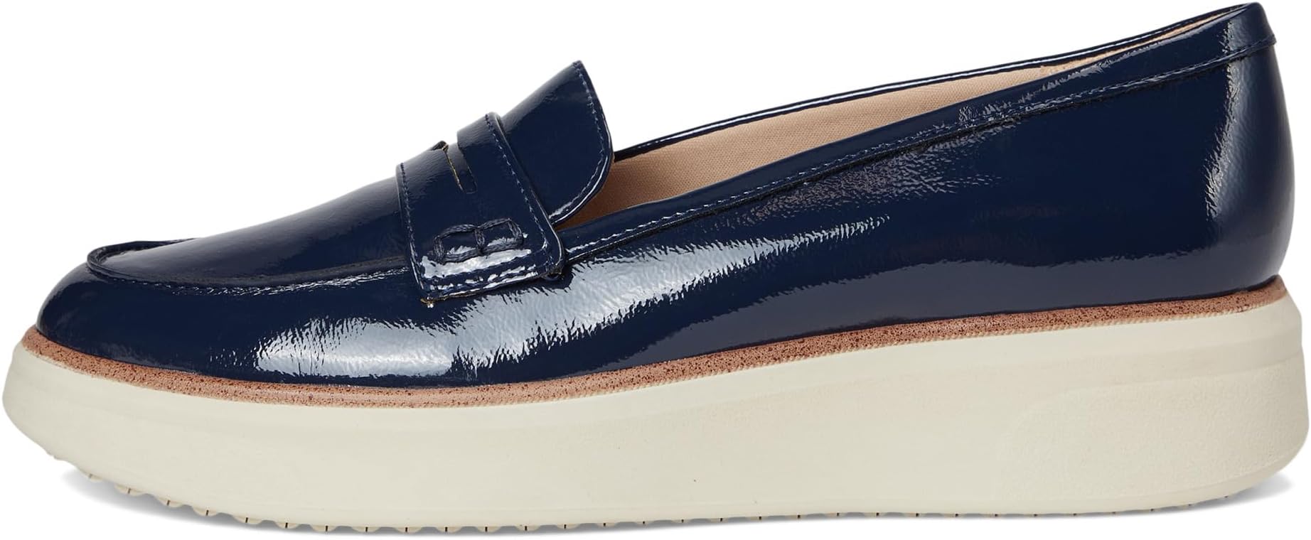 Лоферы LifeStride Chelsea Loafer/Moc Shoes, цвет Lux Navy Patent — фото 4