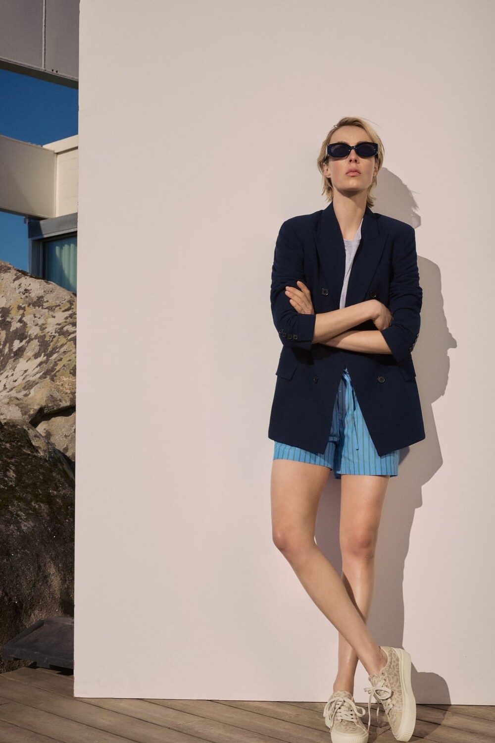 Кроссовки с животными принтами ZARA, разноцветный