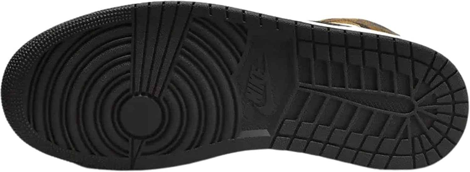 Мужские кроссовки Nike Air Jordan 1 Mid SE, белый/черный — фото 3