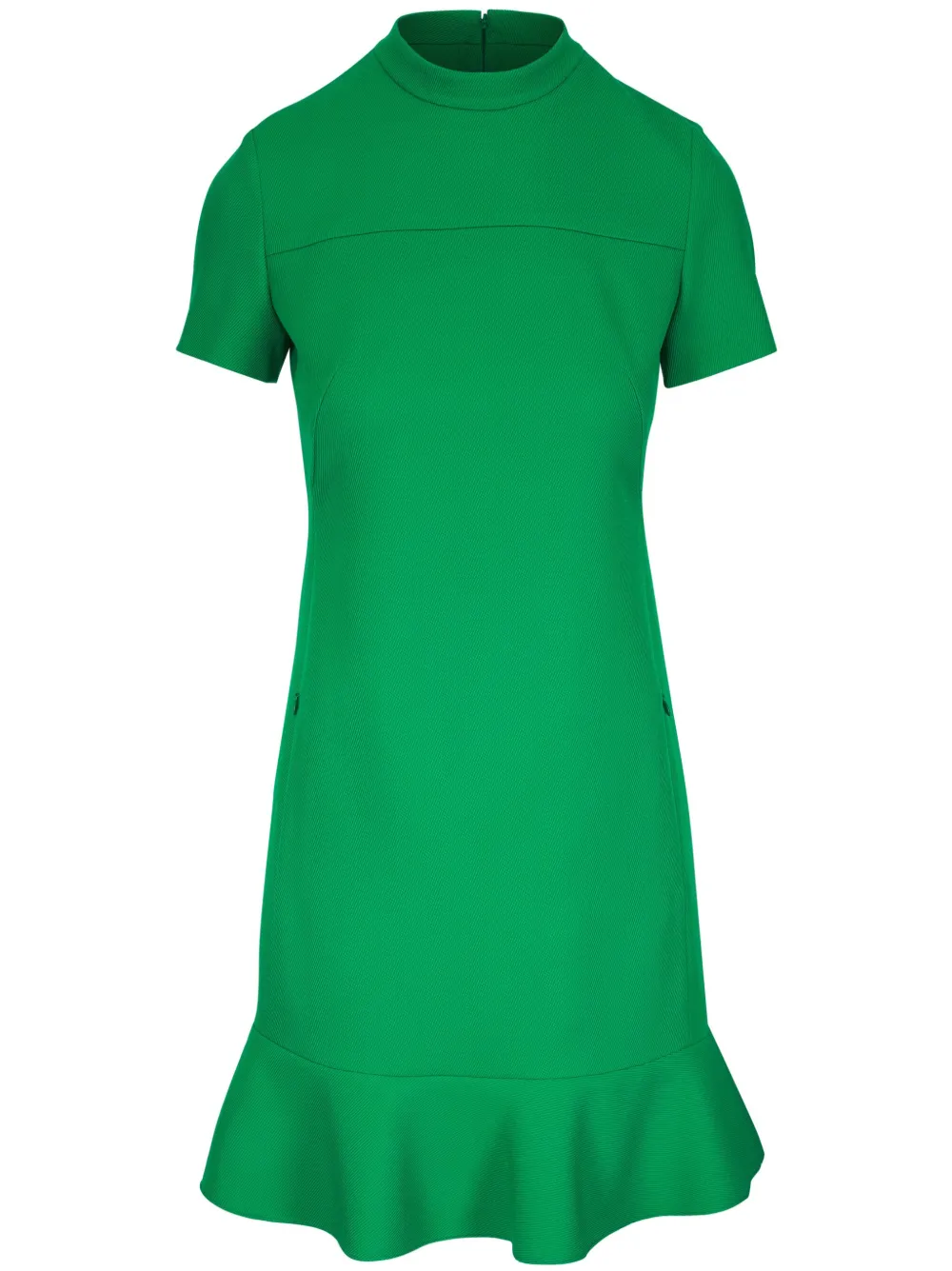 

Платье с оборками Akris Punto, зеленый