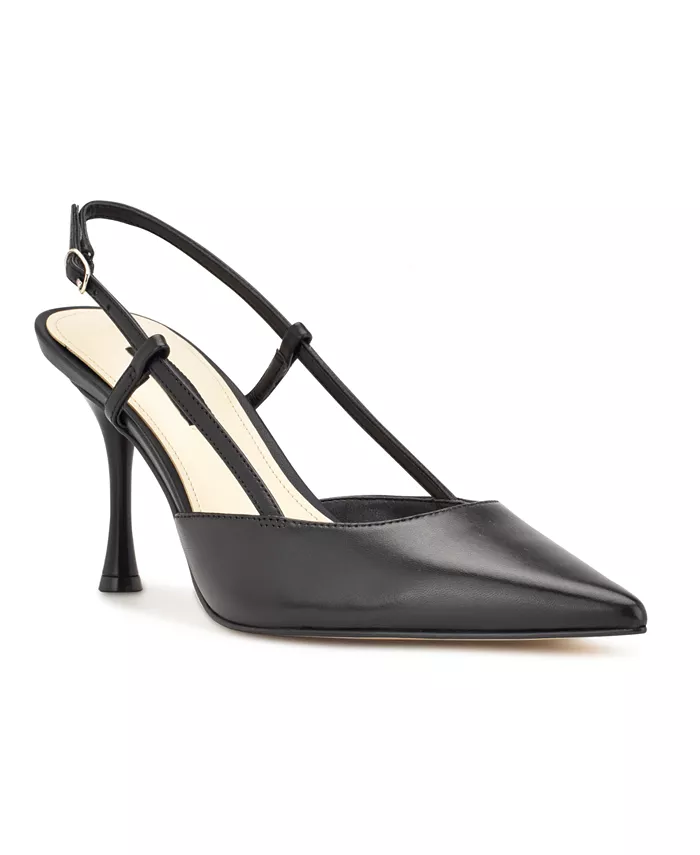 Женские туфли-лодочки Peni с острым носом и открытой пяткой Nine West, черный