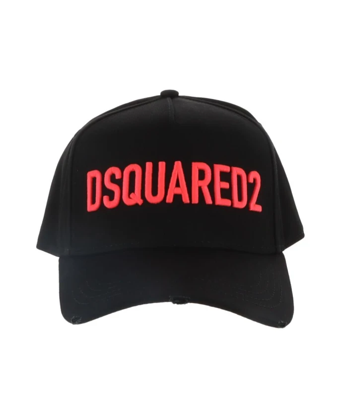 

Выцветшая бейсболка для женщин Dsquared2, черный