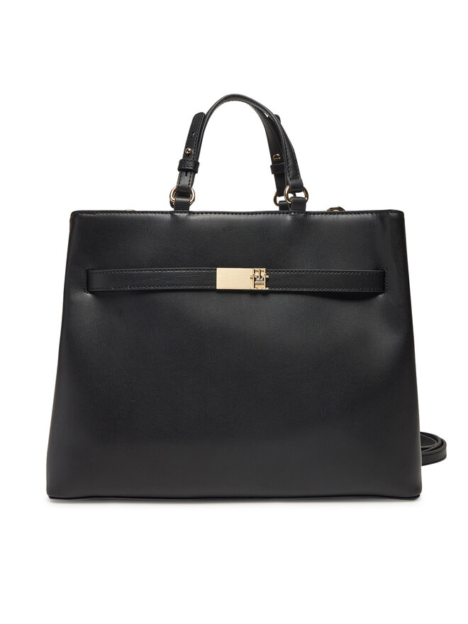 

Сумка Heritage Satchel Aw0Aw17211 Tommy Hilfiger, черный