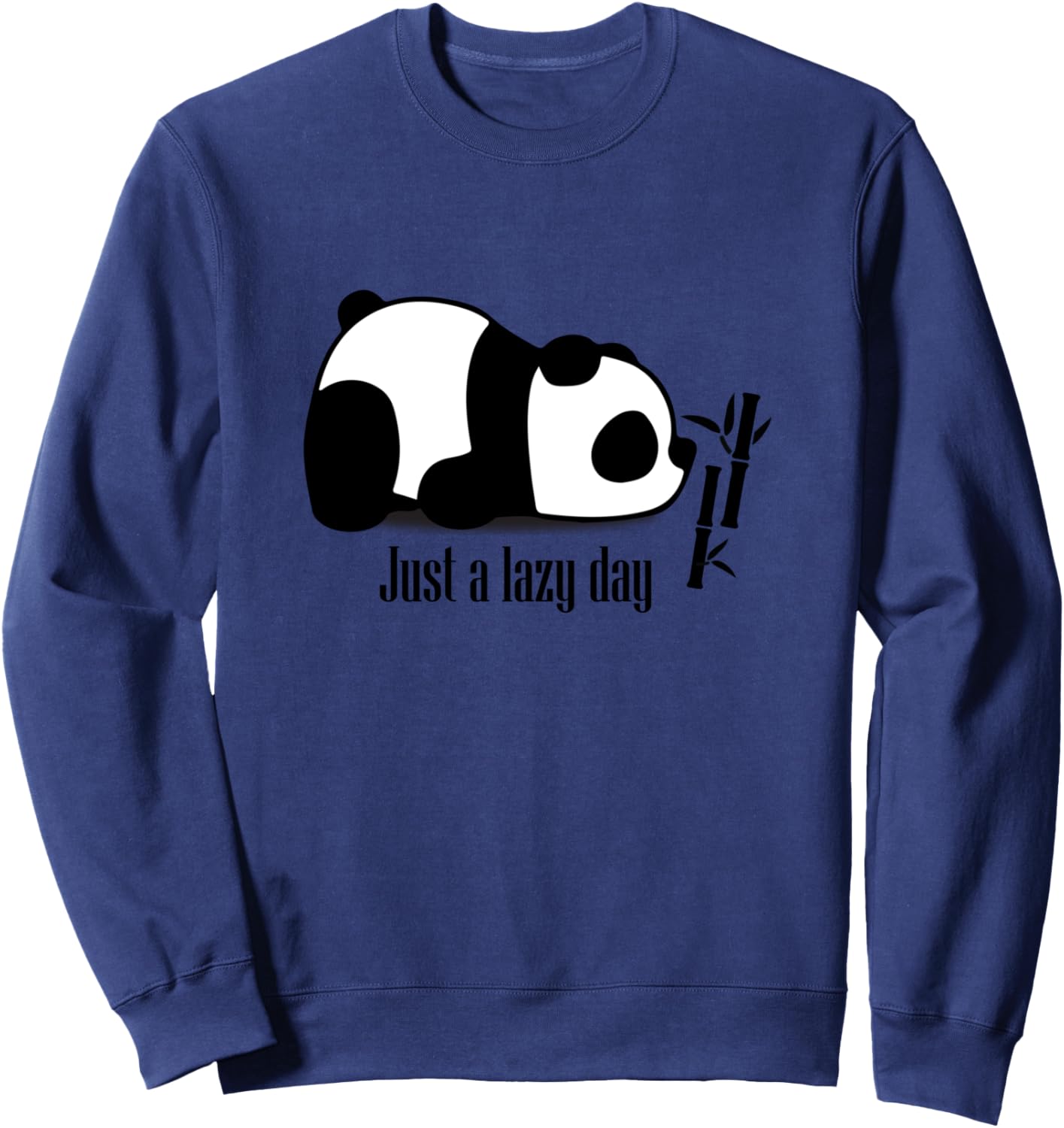 

Милая толстовка с рисунком панды Просто ленивый день для детей, мужчин и женщин, синяя Yes! Kawaii Clothes