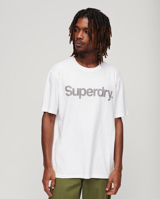 

Свободная мужская футболка City Superdry, белый