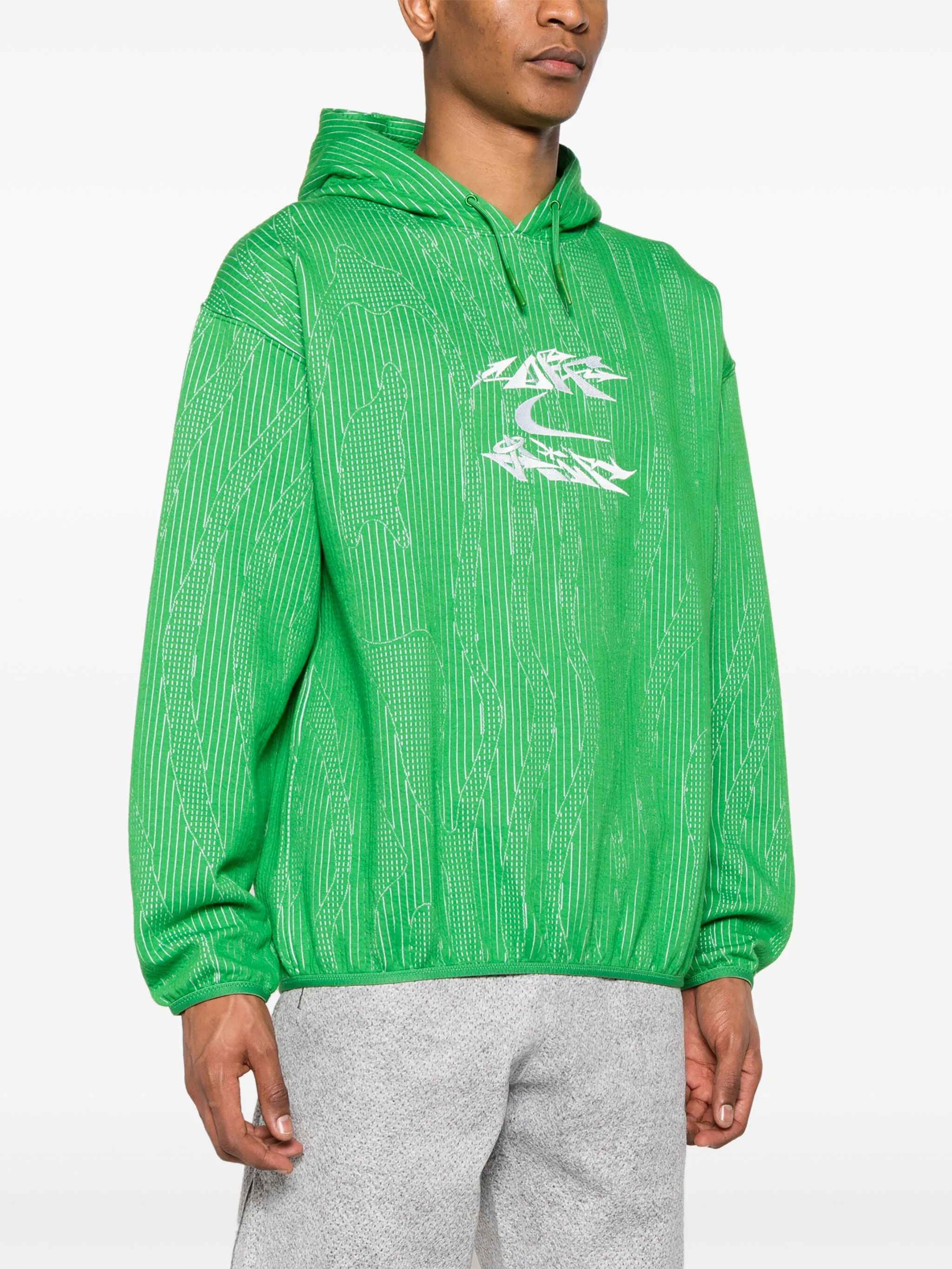 Худи Engineered из коллаборации с Off-White Nike, зеленый — фото 3