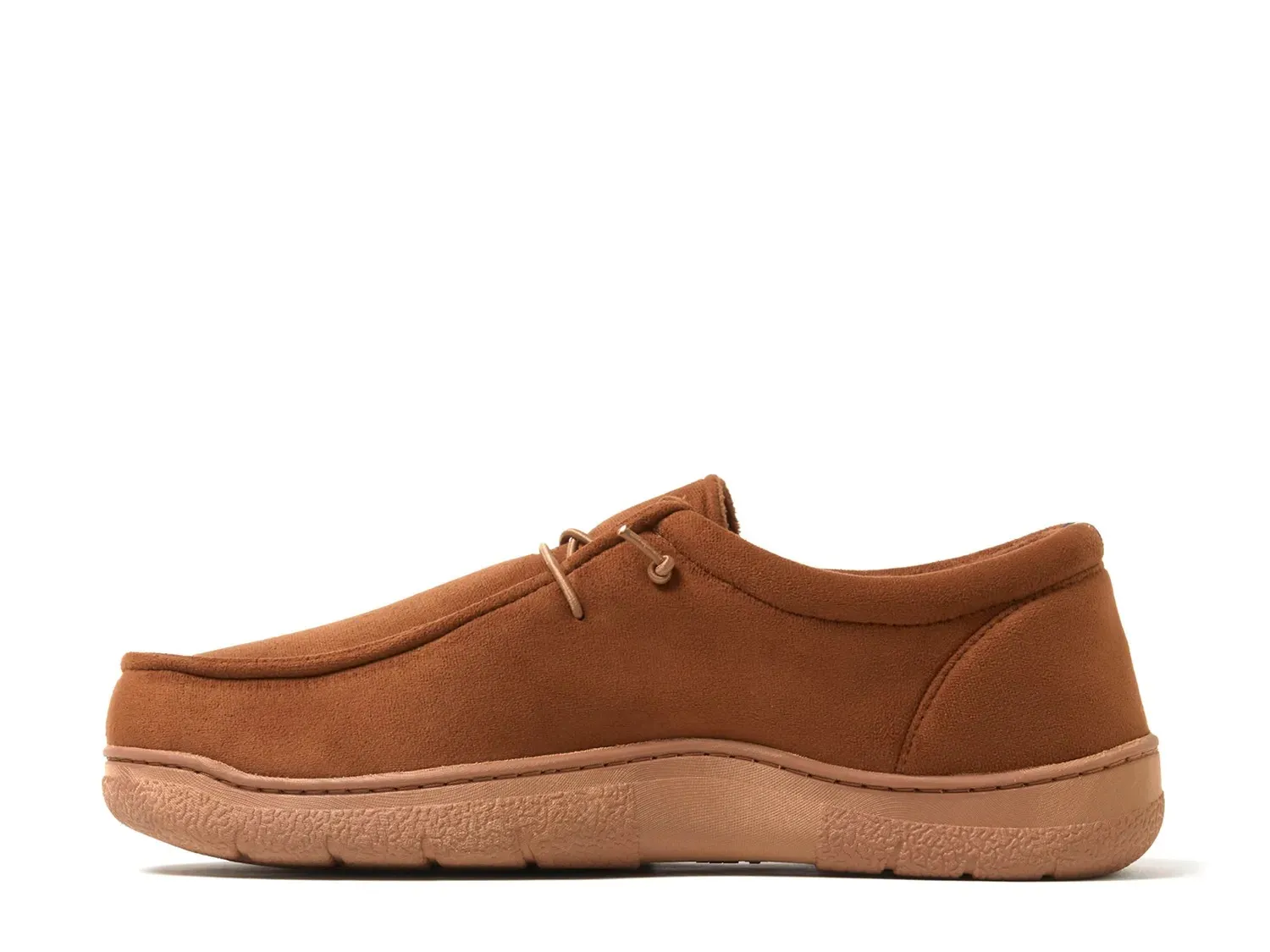 Тапочки Dearfoams Bennett Chukka Slipper — мужские, каштановые — фото 4