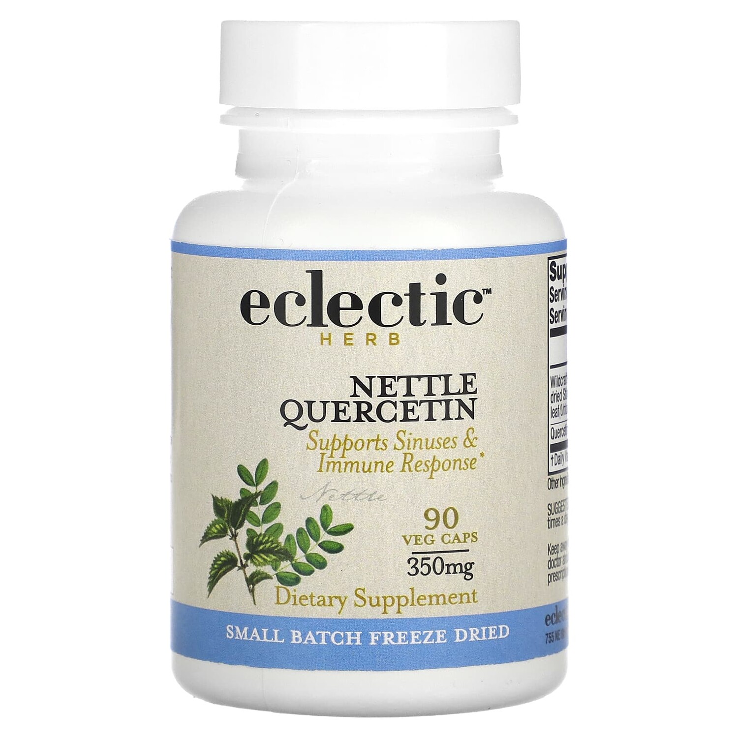 

Eclectic Institute Кверцетин Stinging Nettle 350 мг 90 вегетарианских капсул