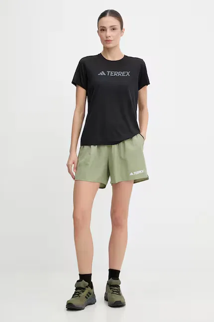 Шорты outdoor Adidas TERREX, зеленый — фото 2