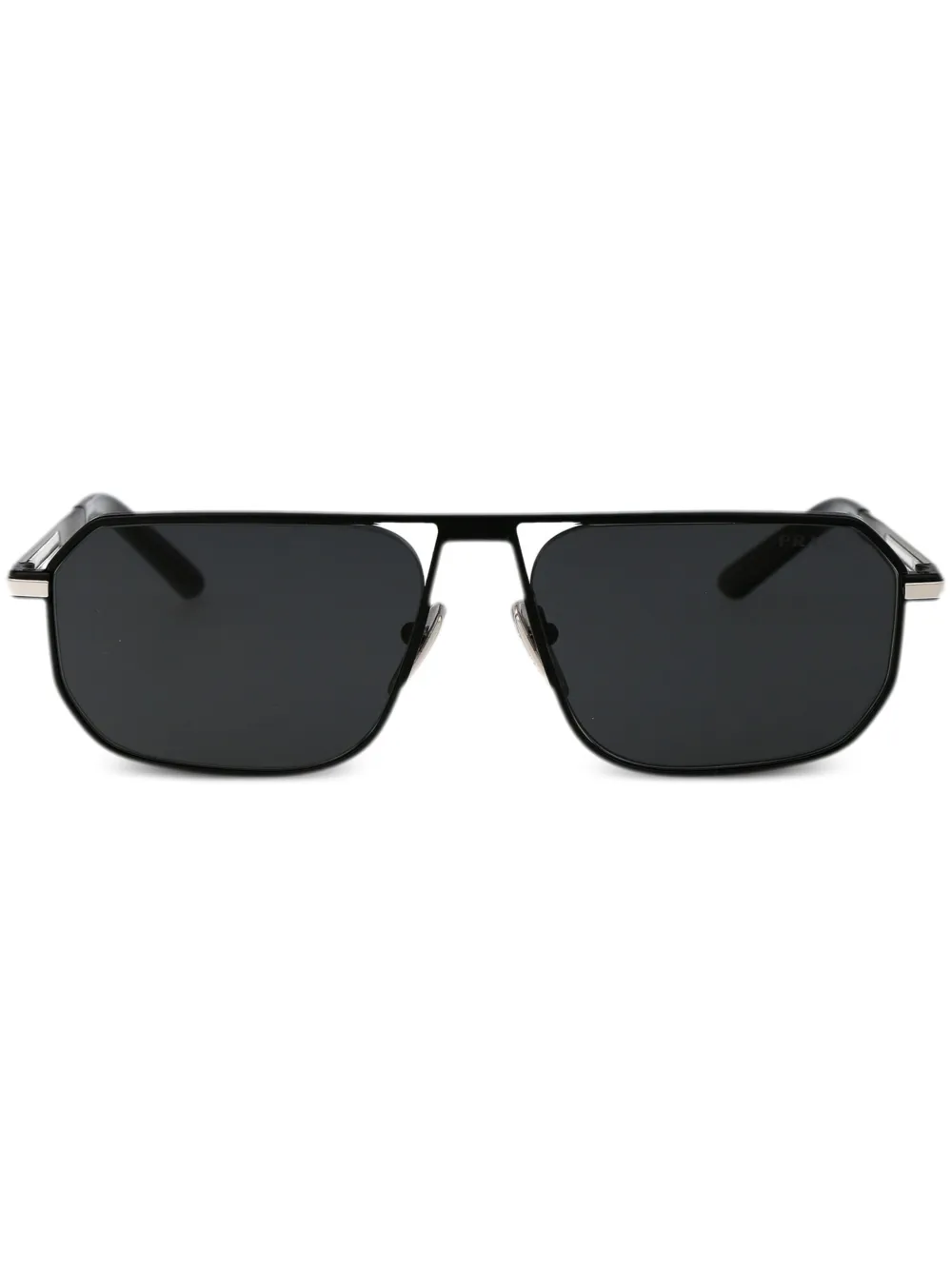 

Солнцезащитные очки OPRA53S в прямоугольной оправе Prada Eyewear, черный
