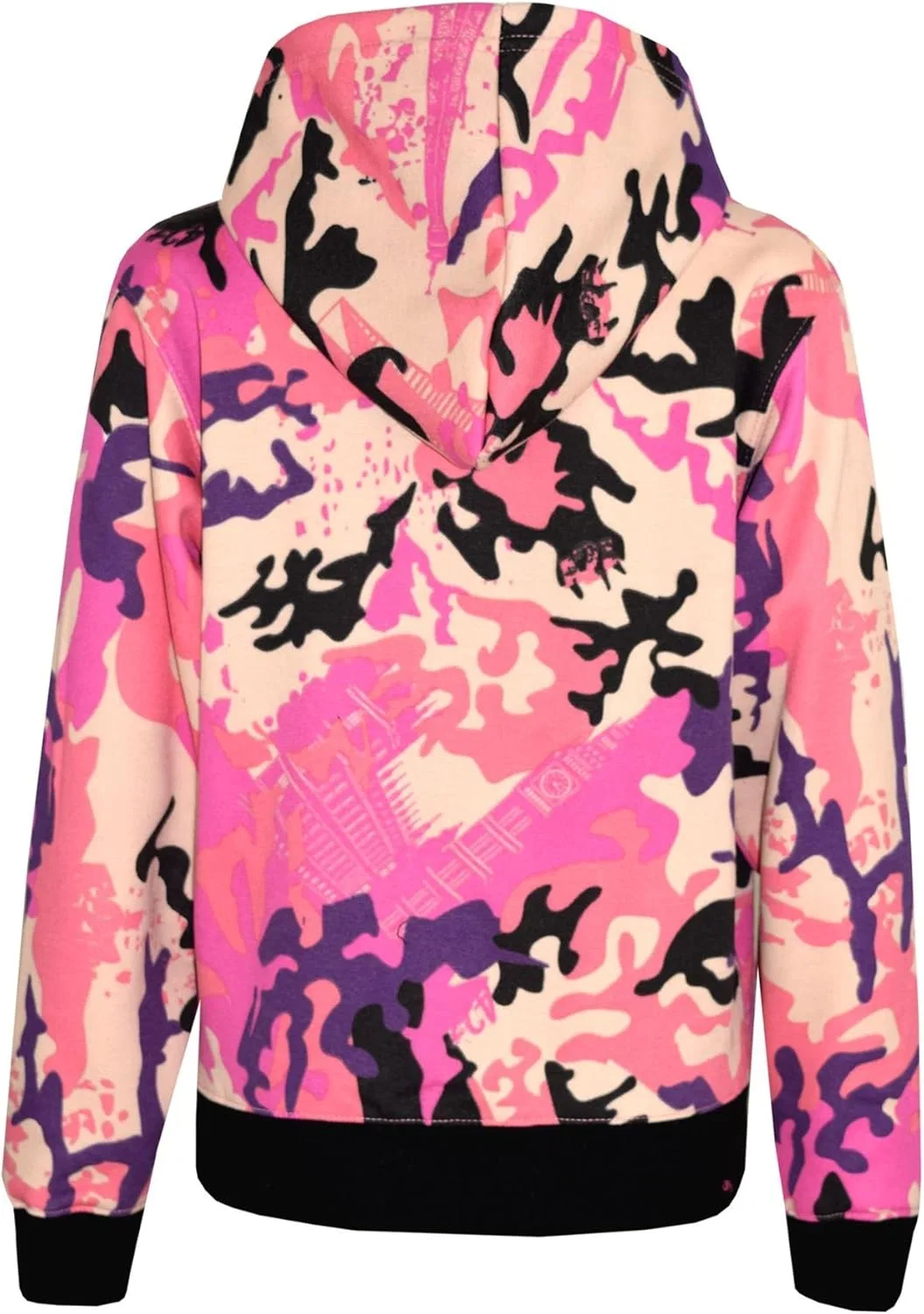 Спортивный костюм с капюшоном и брюками A2Z 4 Kids, Camo Baby Pink — фото 4