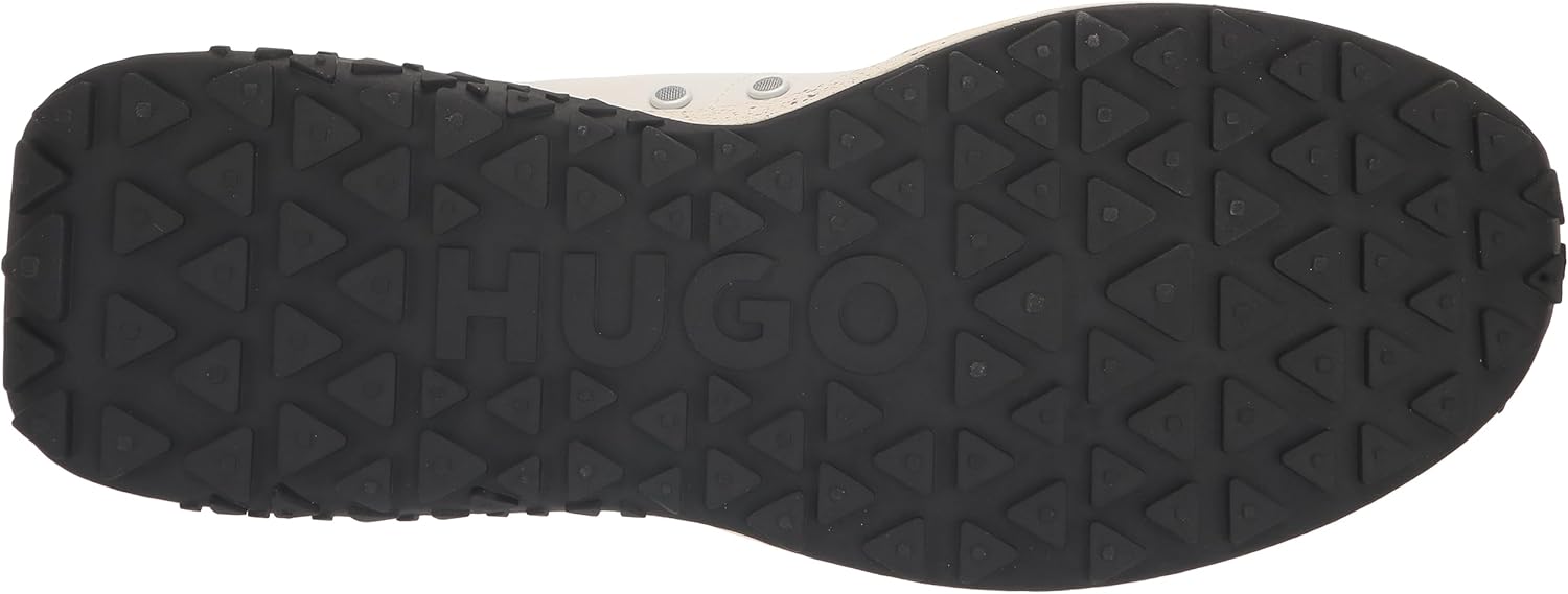 Кроссовки для бега Hugo Mens Kane с нашитым логотипом из нейлона, белый — фото 4