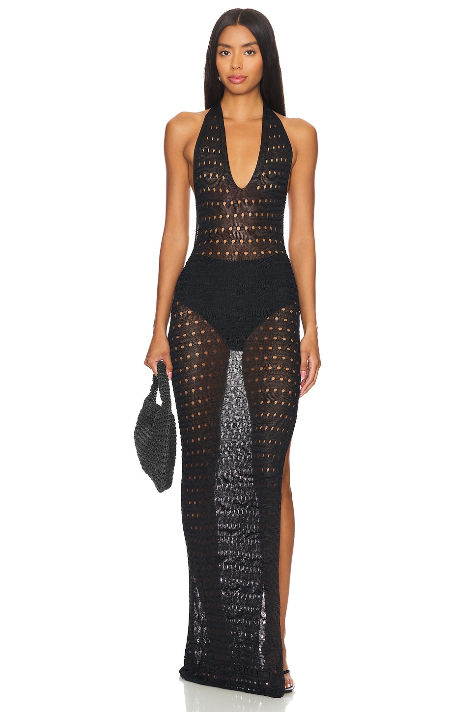 

Макси-платье Antonella Superdown, black