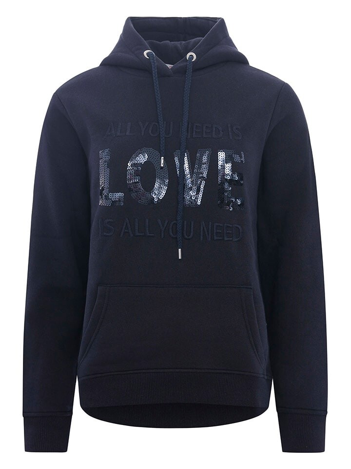 

Худи Zwillingsherz Love is all you need ZH, темно-синий
