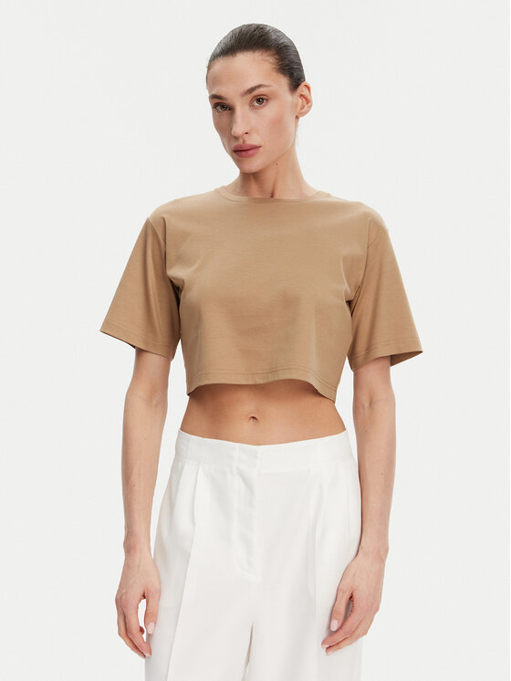 

Топний стандартный крой 2516941098650 Max Mara, коричневый